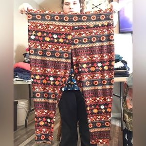 Fall print leggings 4x